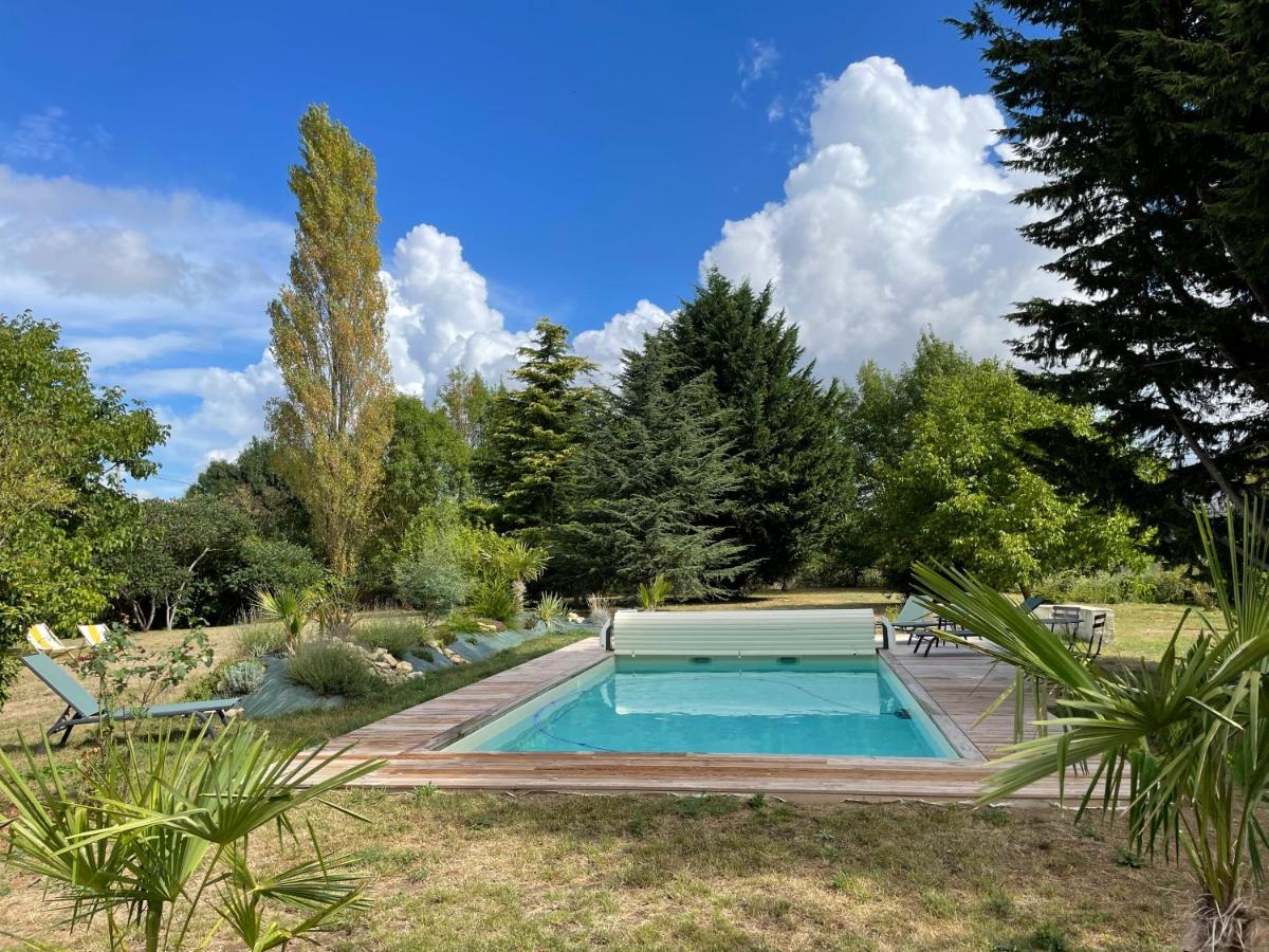 Chambres D Hotes Avec Piscine Et Spa La Foliere Saumur Villebernier Εξωτερικό φωτογραφία