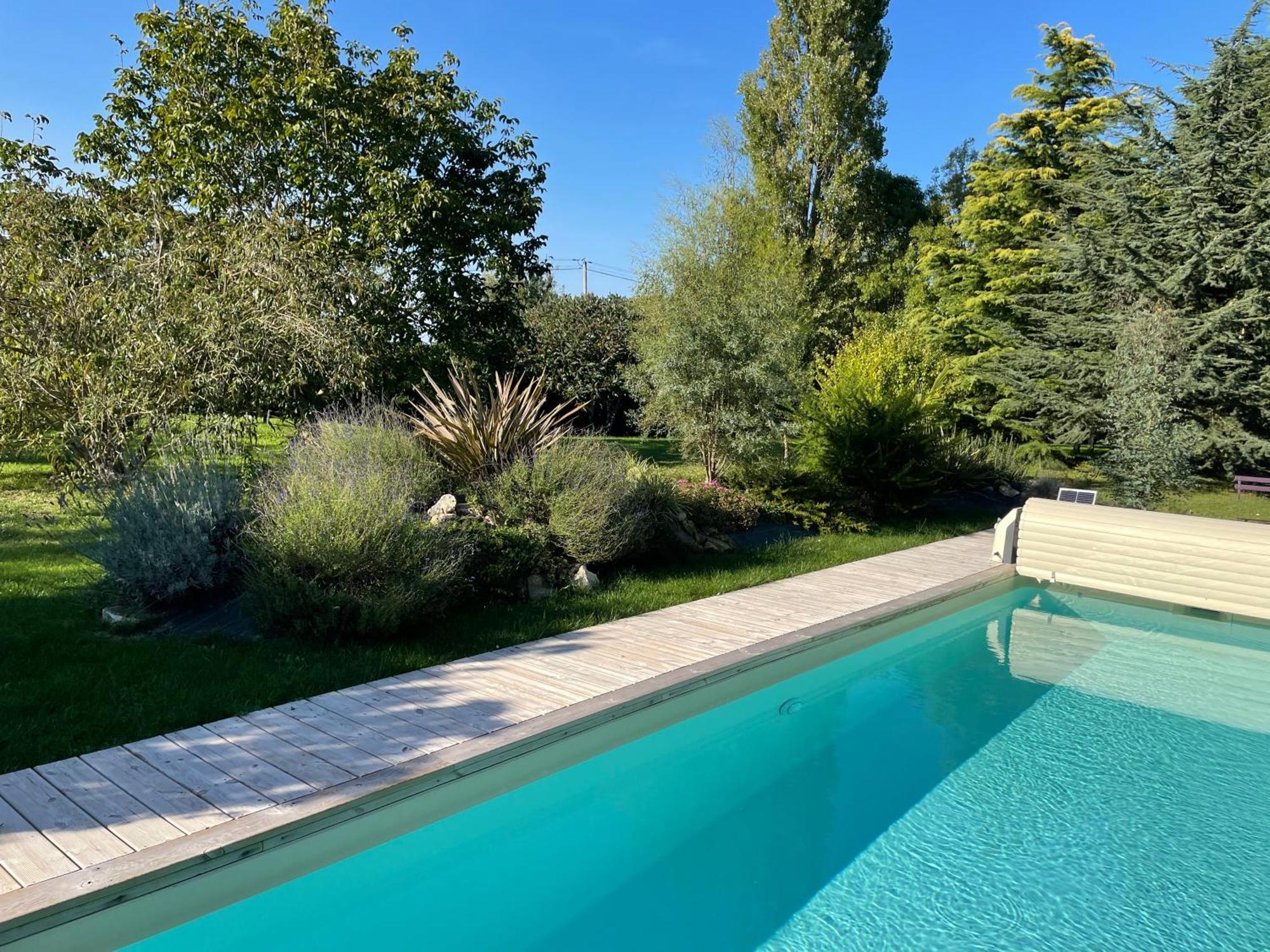 Chambres D Hotes Avec Piscine Et Spa La Foliere Saumur Villebernier Εξωτερικό φωτογραφία