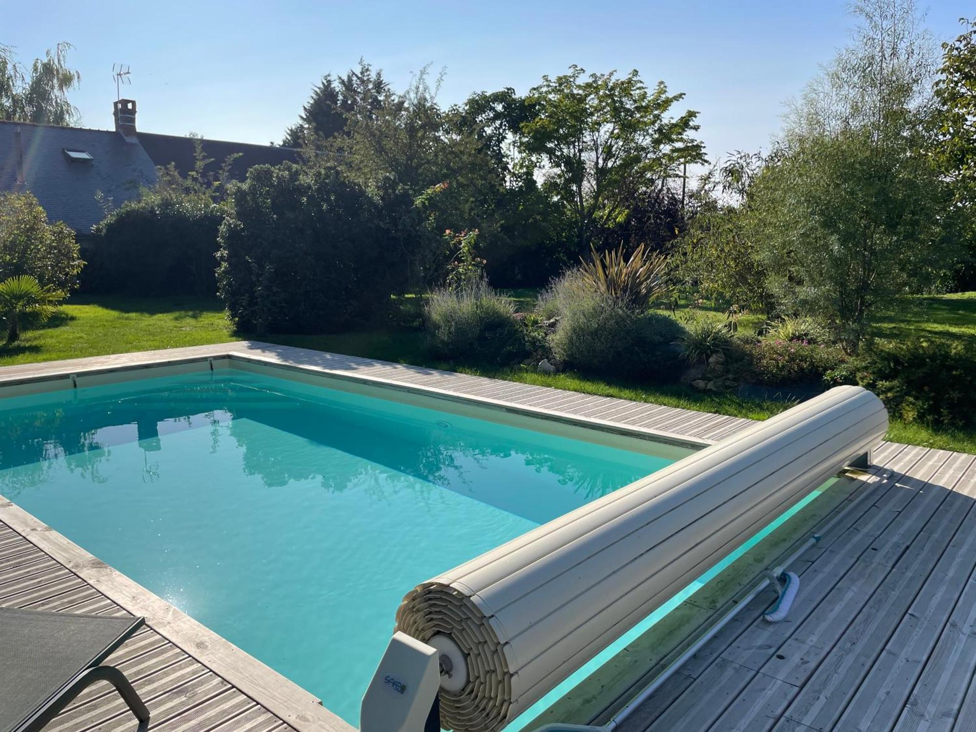 Chambres D Hotes Avec Piscine Et Spa La Foliere Saumur Villebernier Εξωτερικό φωτογραφία