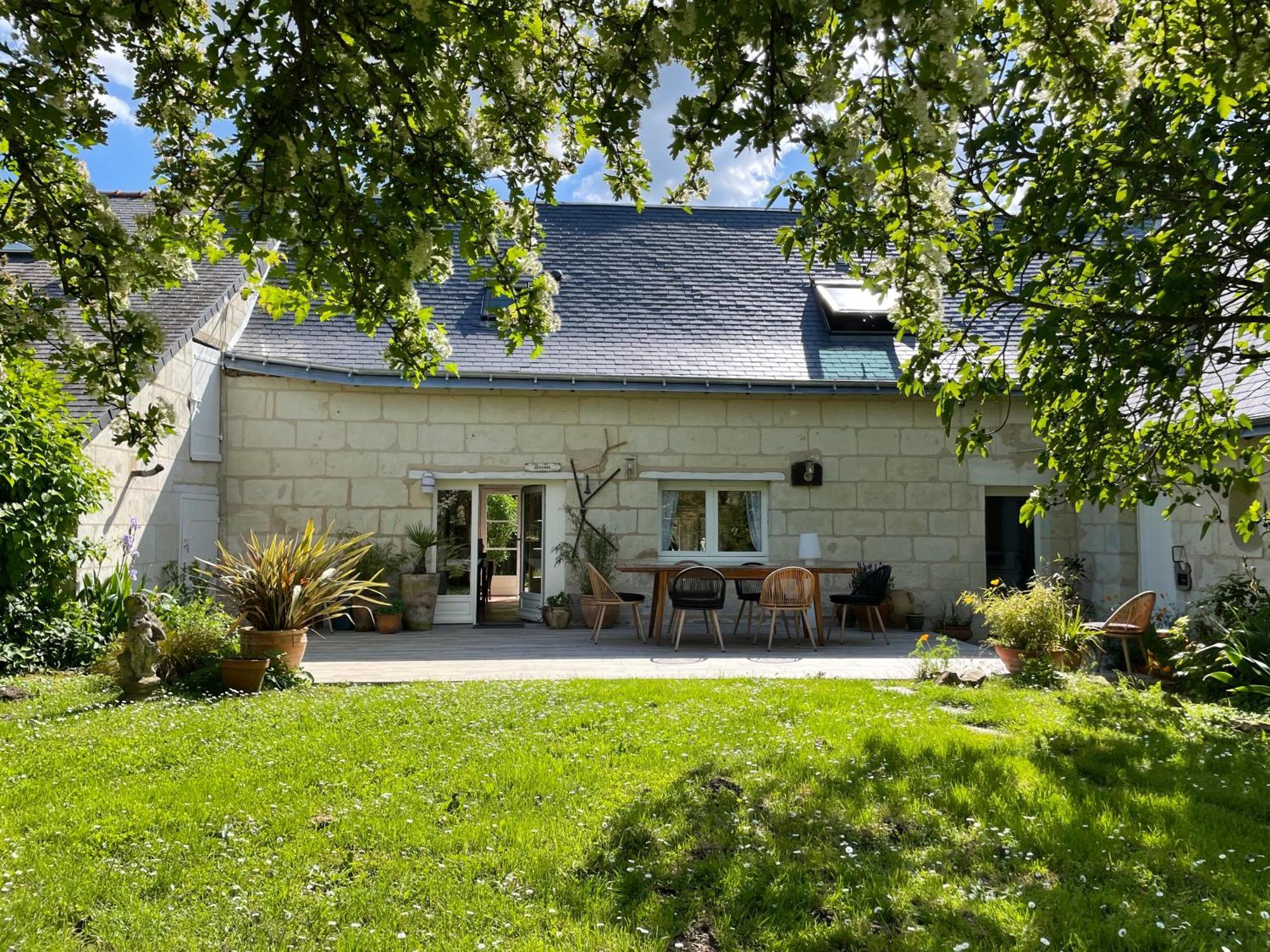 Chambres D Hotes Avec Piscine Et Spa La Foliere Saumur Villebernier Εξωτερικό φωτογραφία