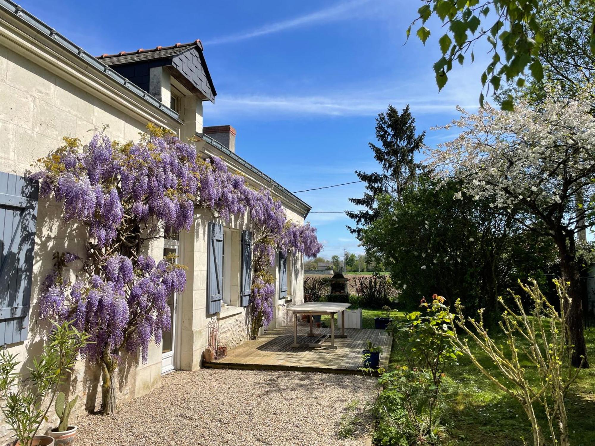 Chambres D Hotes Avec Piscine Et Spa La Foliere Saumur Villebernier Εξωτερικό φωτογραφία